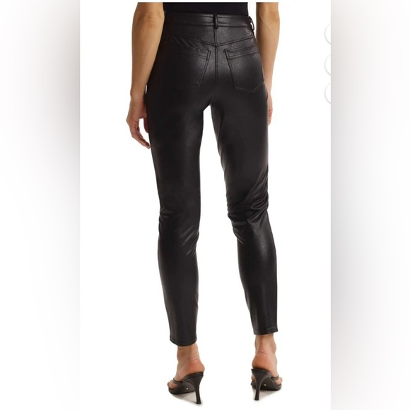 Comando Black Faux Leather Trouser Skinny Pants Size Large